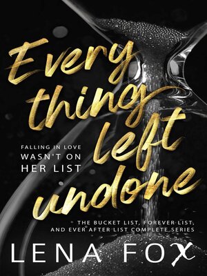 cover image of Everything Left Undone